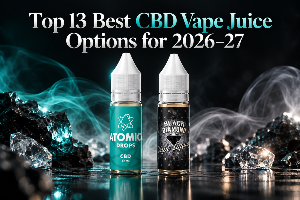 Top 13 Best CBD Vape Juice Options for 2026–27: An Updated Buying Guide