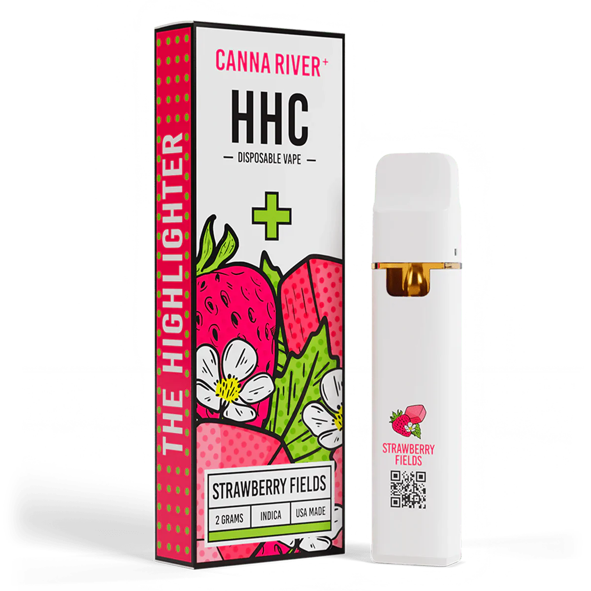 Canna River - HHC Highlighter - Strawberry Fields - (Super chill world)