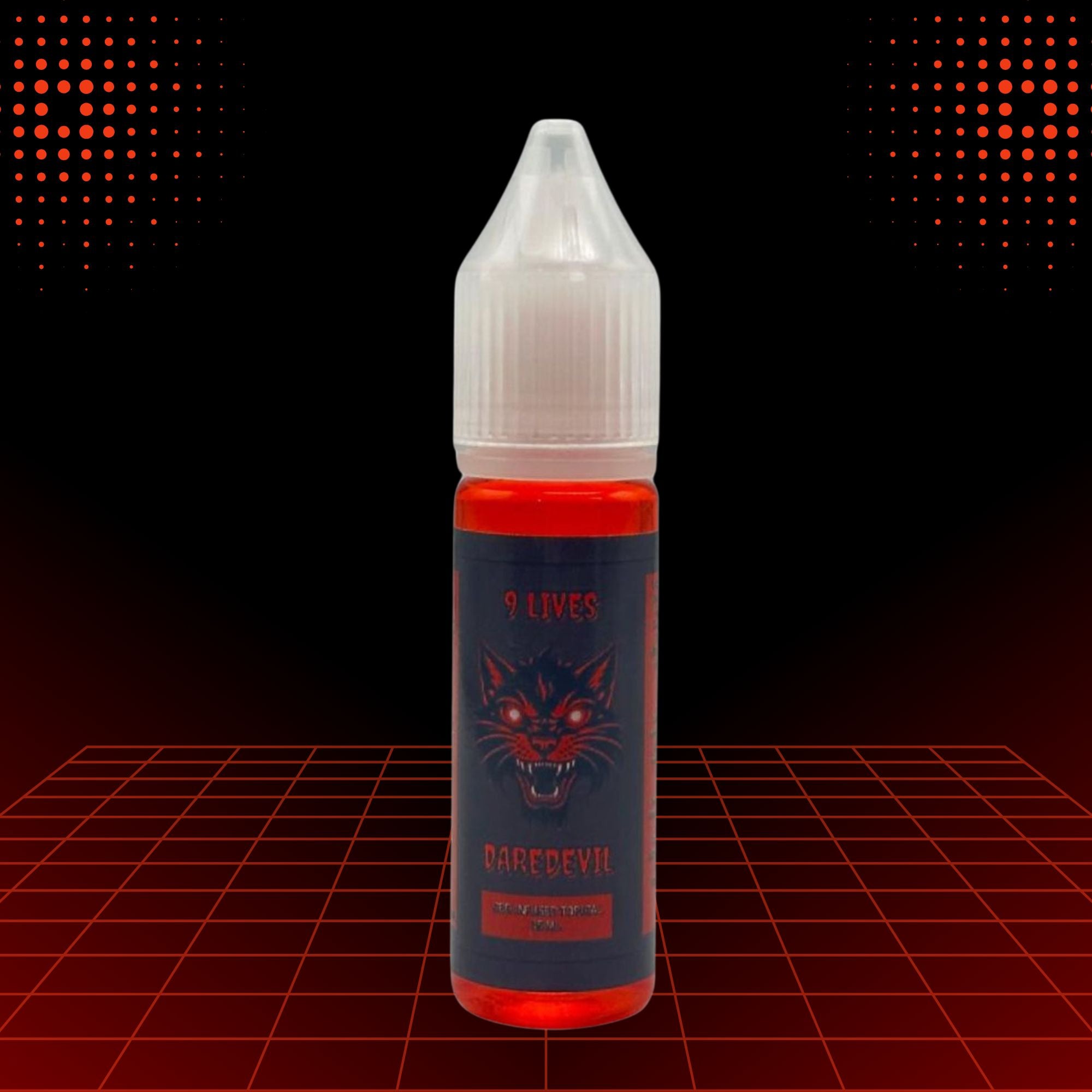 9 Lives Daredevil CBD Vape Juice 15ml – Bold, Edgy & Energizing 9 Lives Daredevil CBD Vape Juice 15ml – Bold, Edgy & Energizing