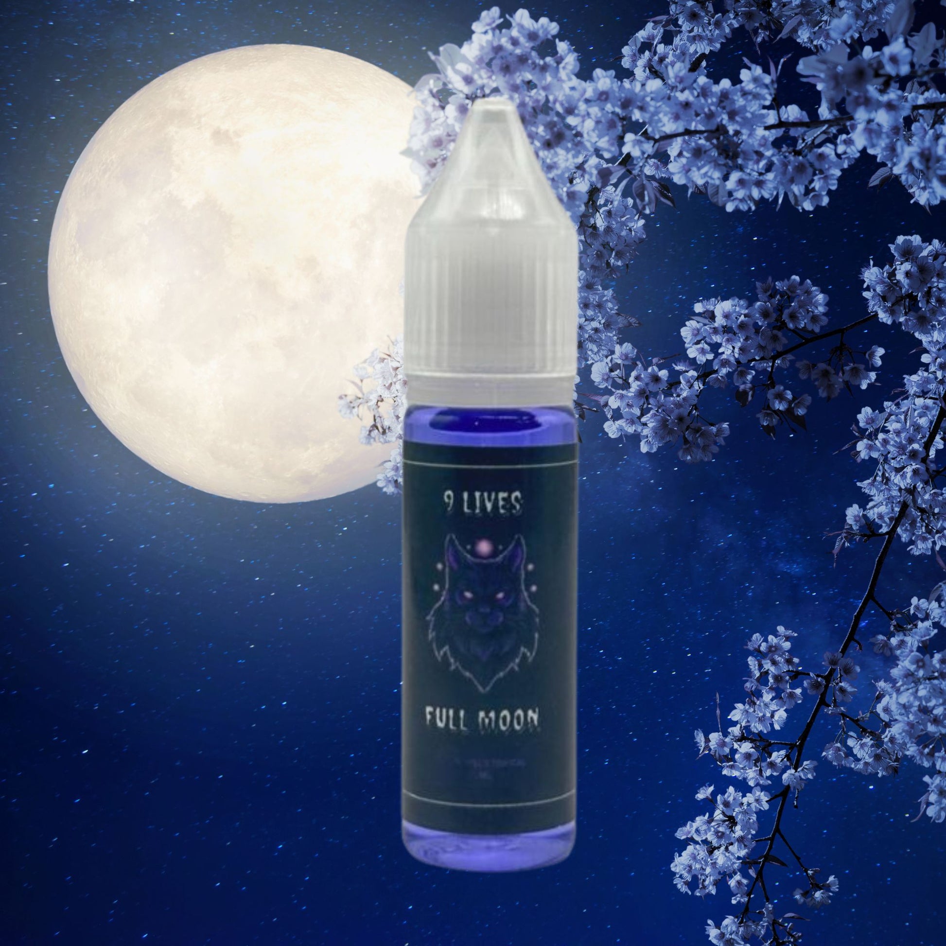 9 Lives Full Moon CBD Vape Juice 15ml Lush, Soothing & Night-Ready | Super Chill World Superchill World 9 Lives Full Moon CBD Vape Juice 15ml Lush, Soothing & Night-Ready | Super Chill World Superchill World