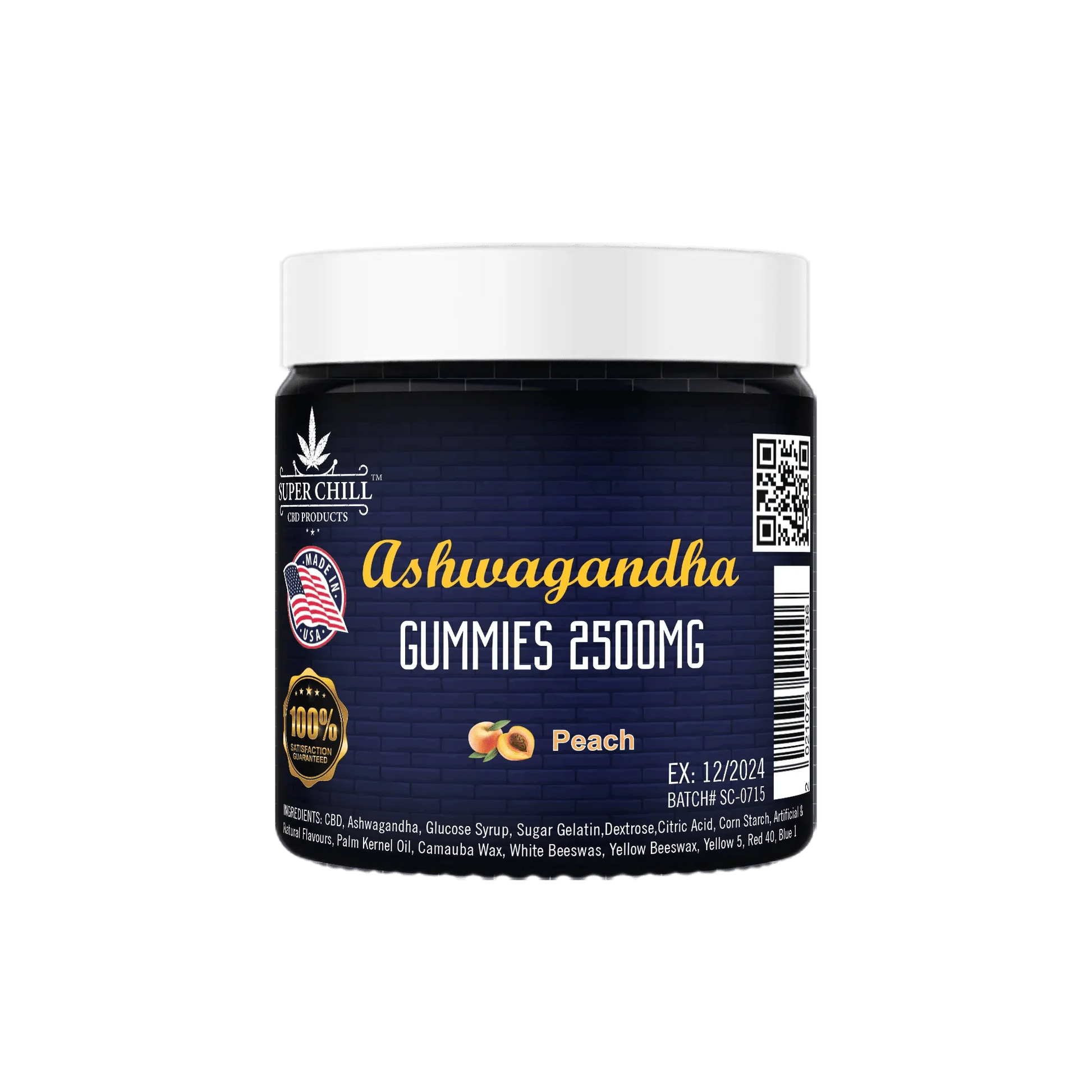 Ashwagandha Gummies 2500MG Peach