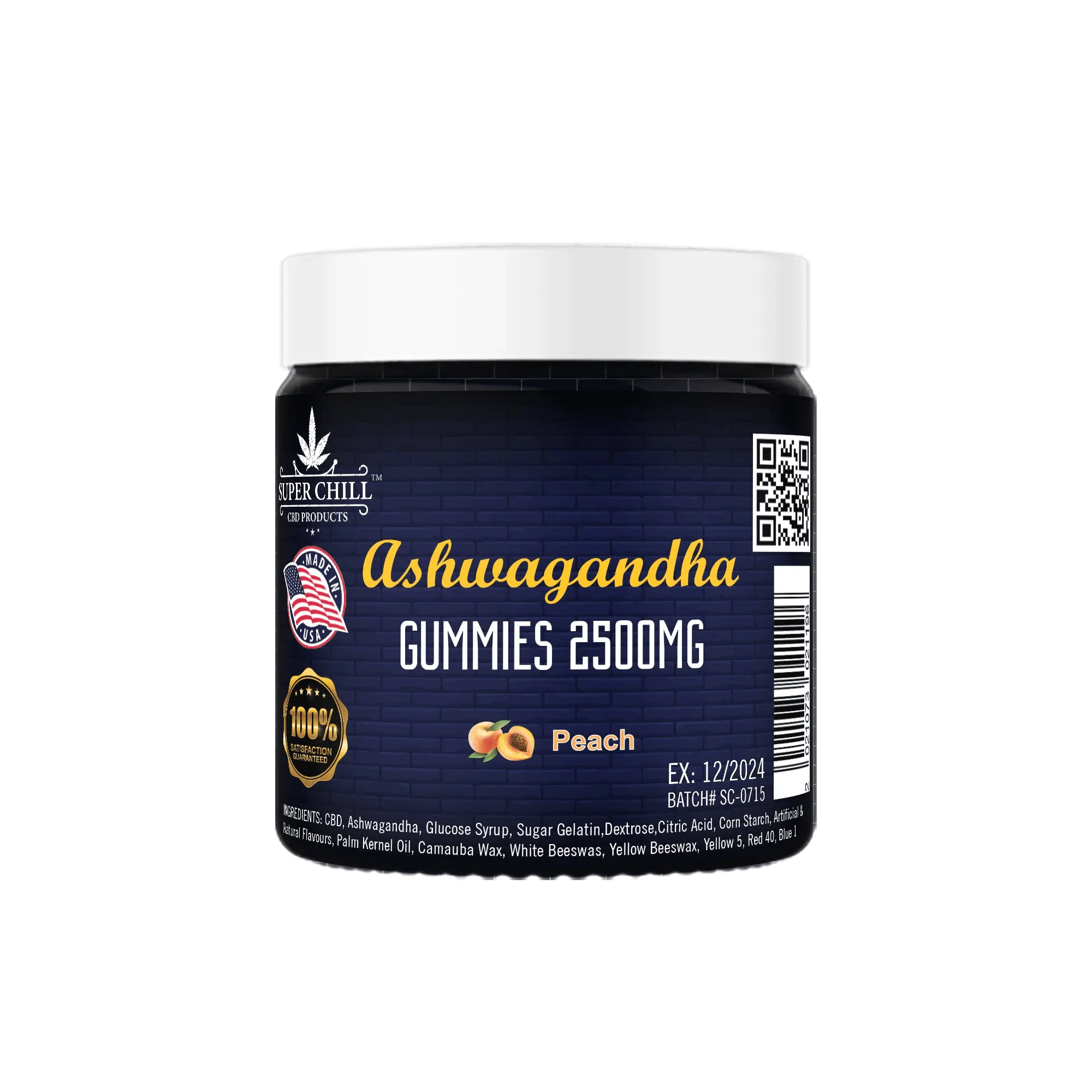 Ashwagandha Gummies 2500MG Peach