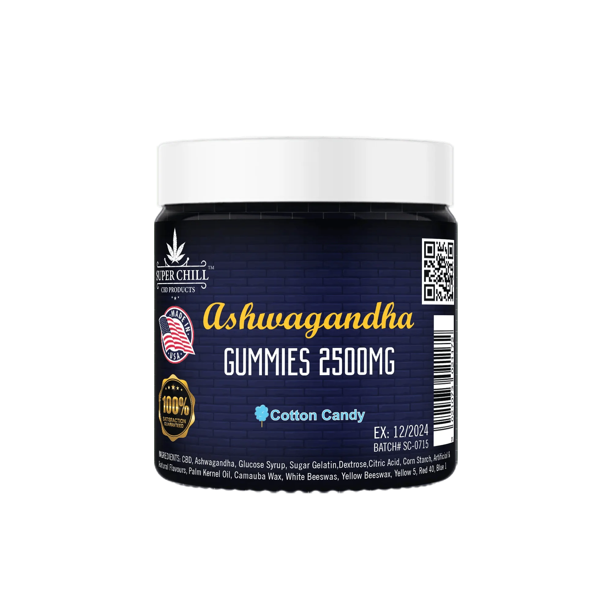 Ashwagandha Gummies 2500MG cotton candy