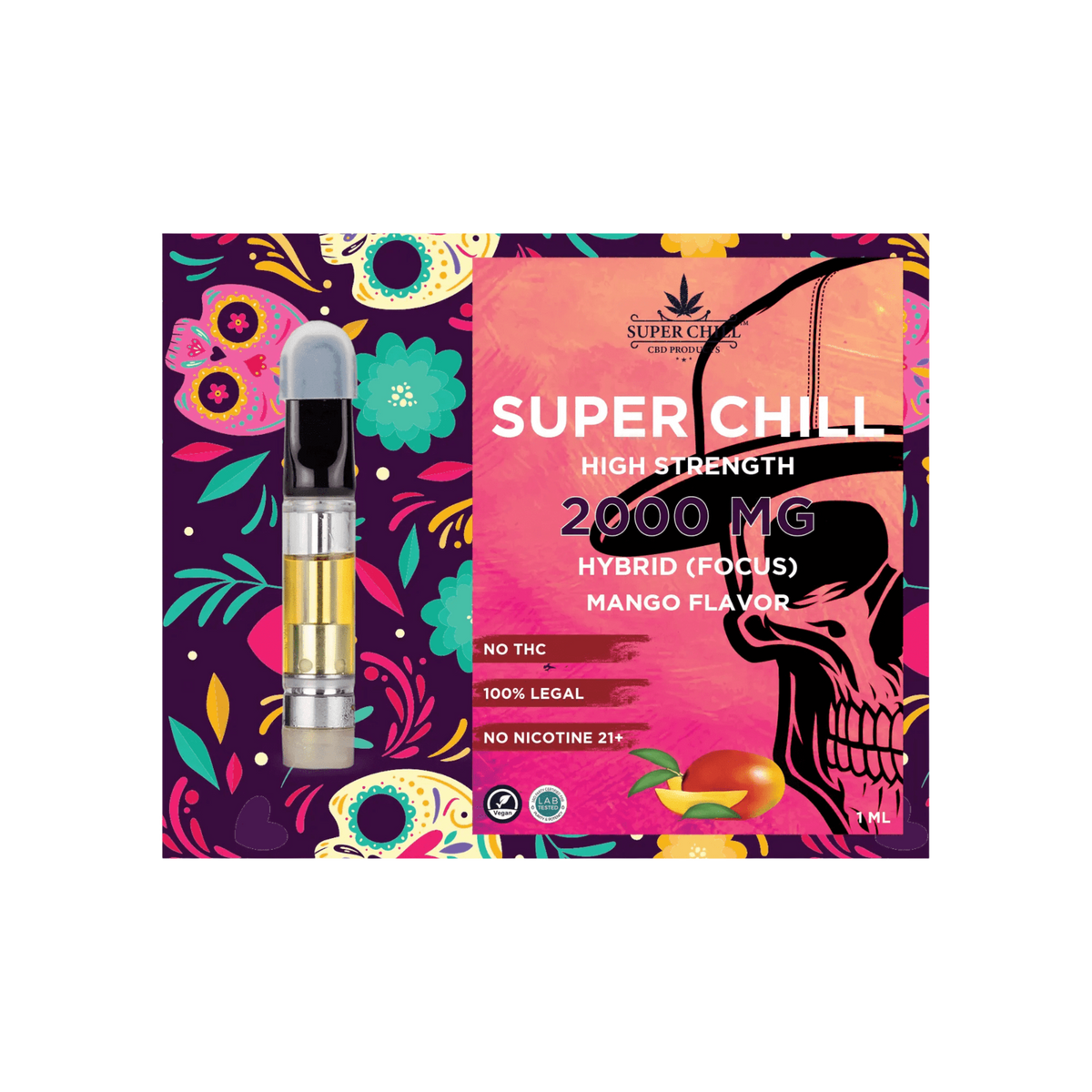 CBD Cartridge - 2000MG mango flavor