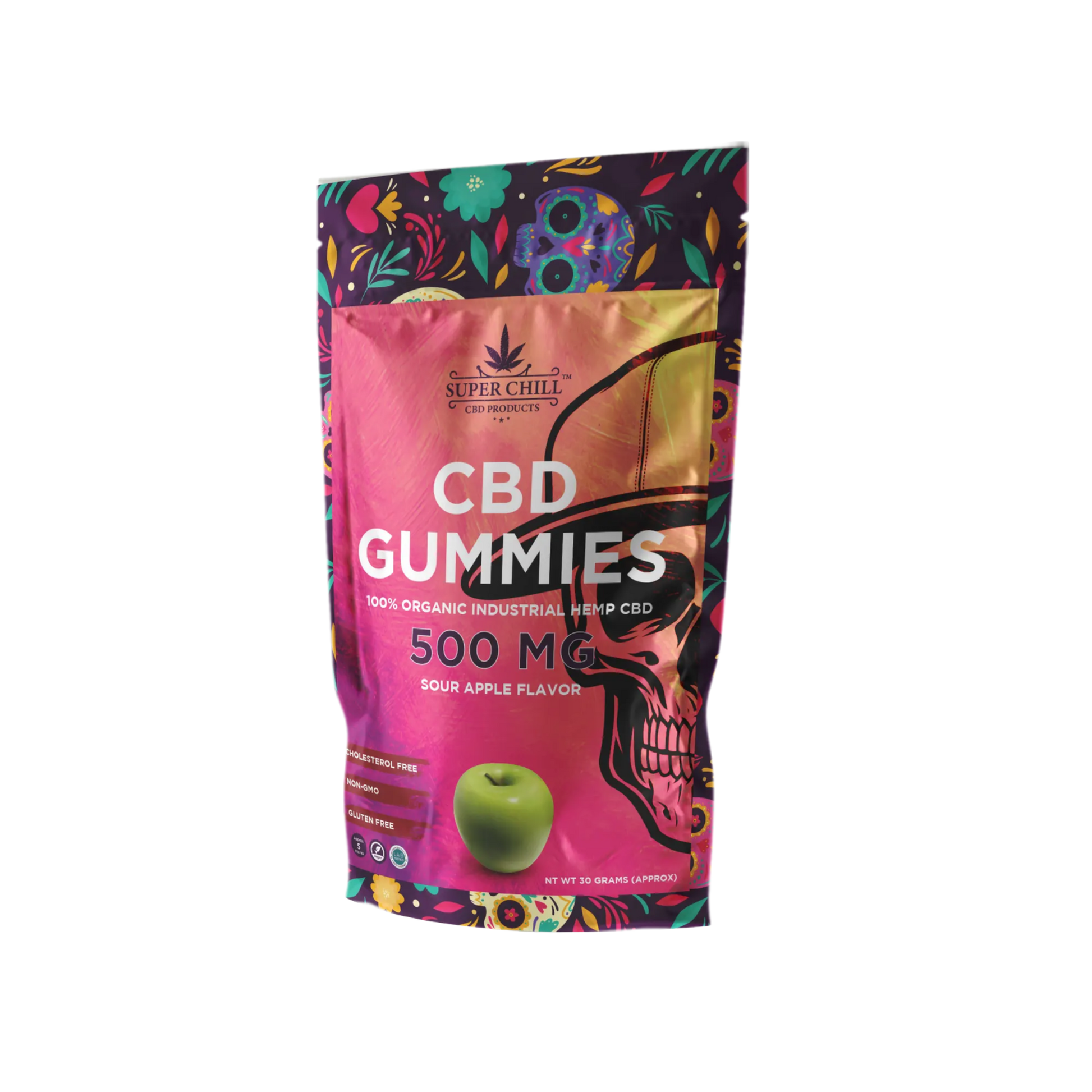 CBD Gummies Pouch apple_flavor