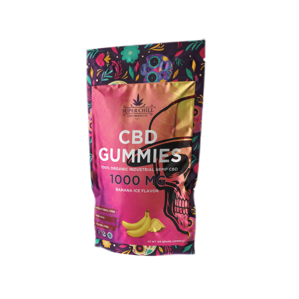 CBD Gummies Pouch banana_ice