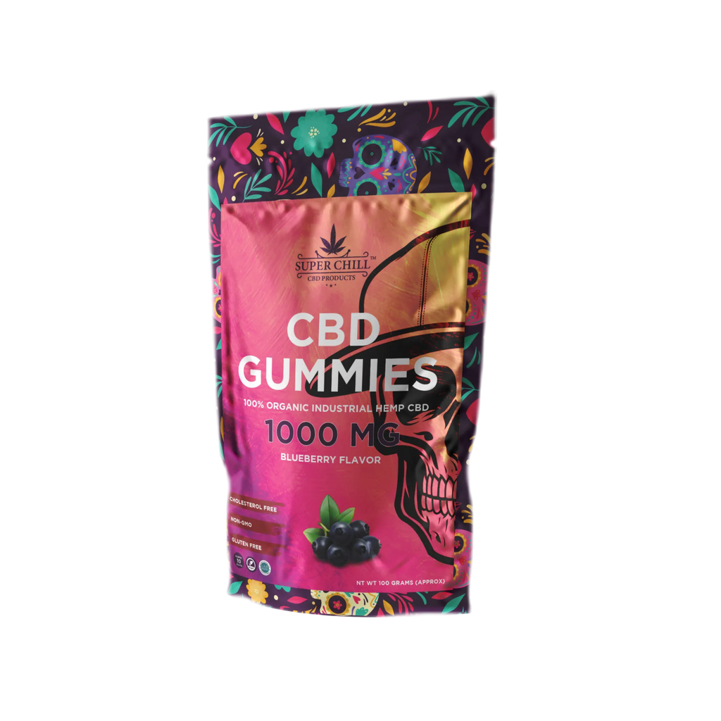 CBD Gummies Pouch blueberry_1000mg