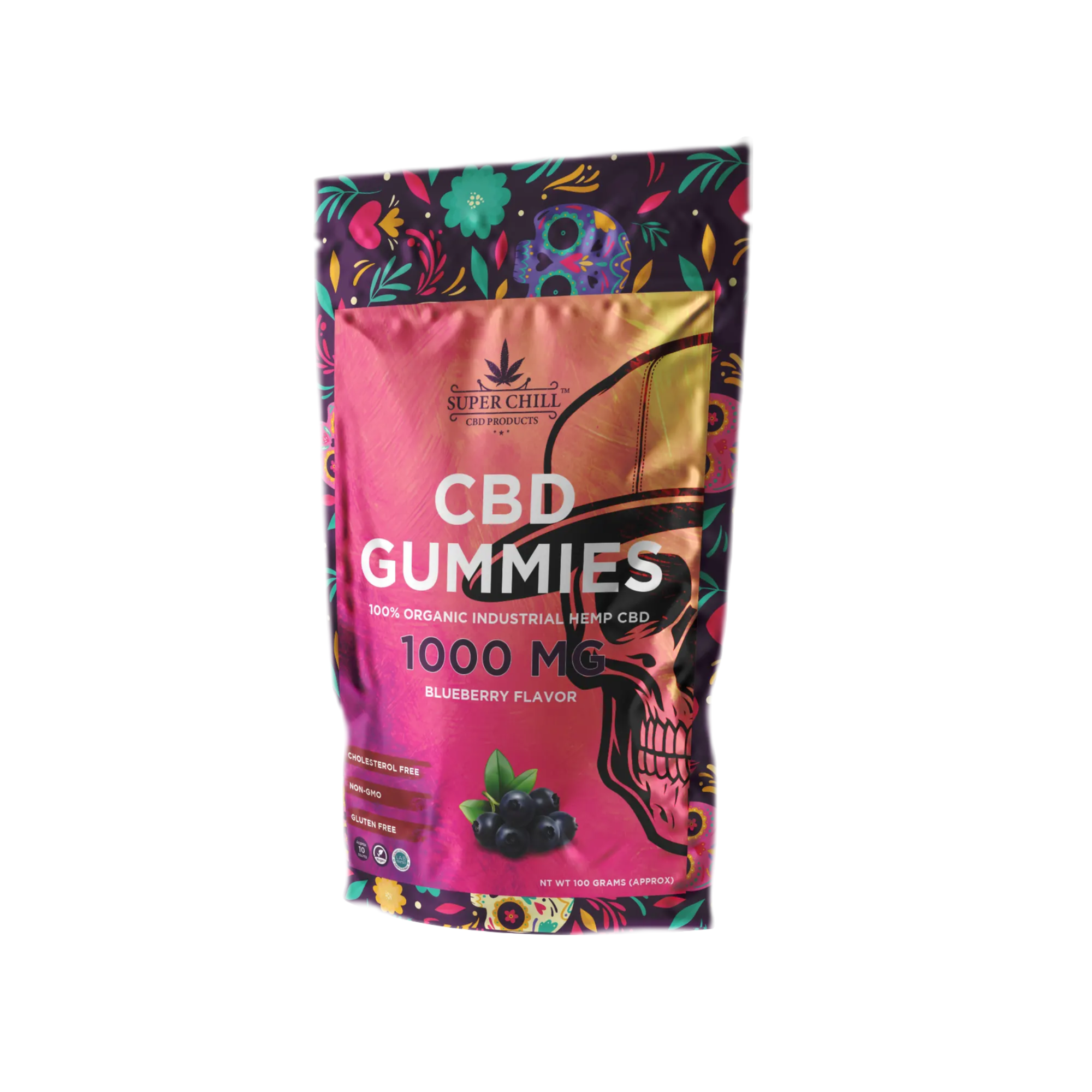 CBD Gummies Pouch blueberry_1000mg