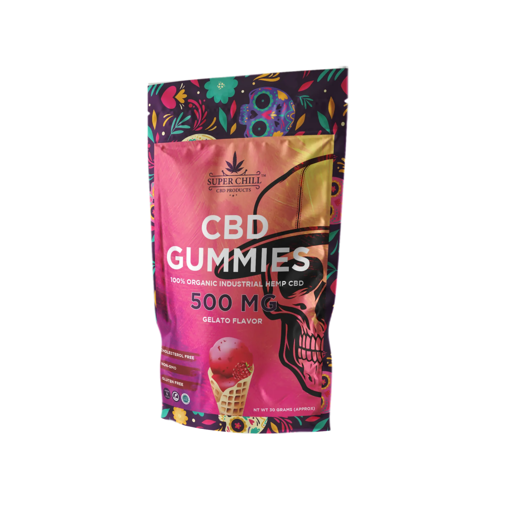 CBD Gummies Pouch gelato_flavor