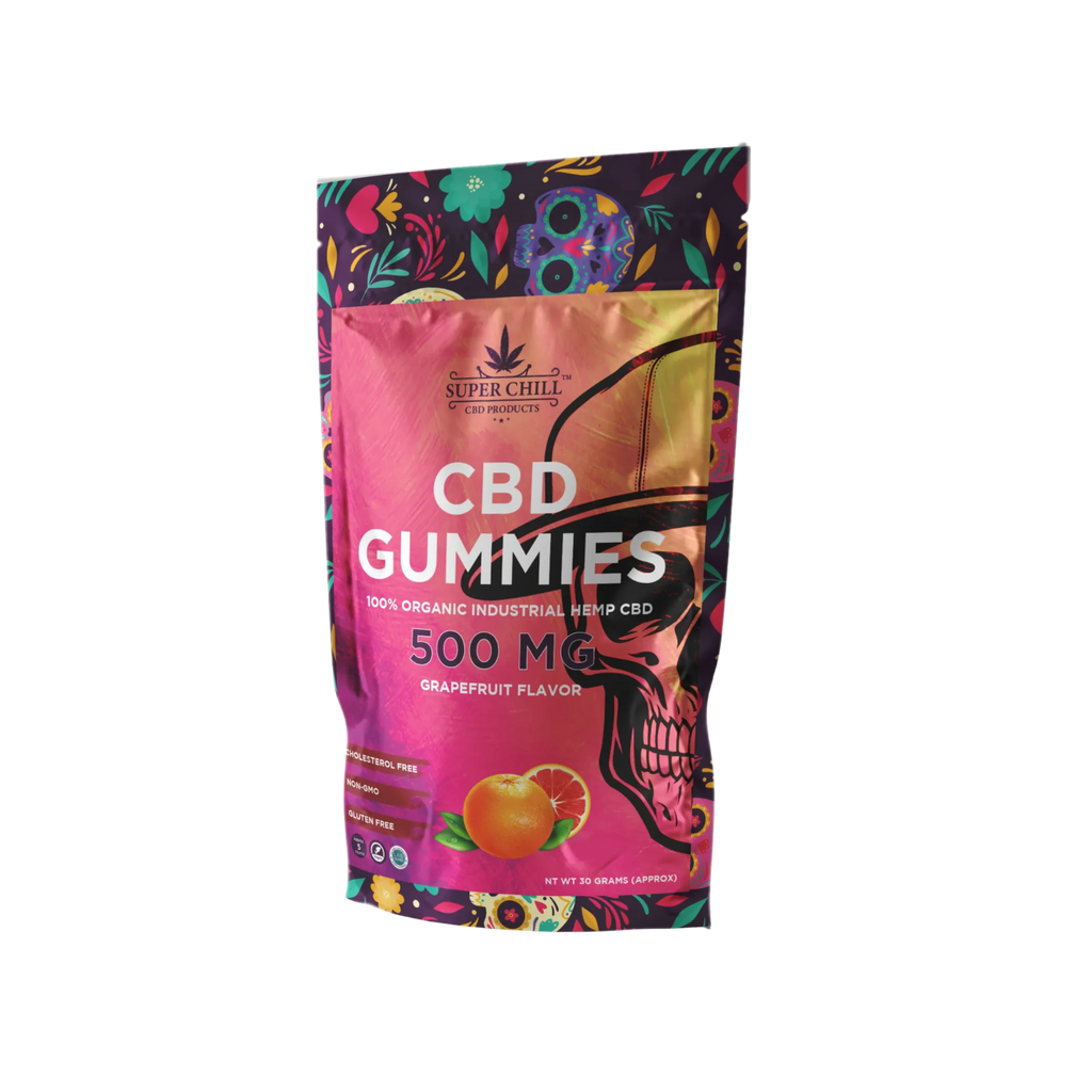 CBD Gummies Pouch grapefruit_flavor