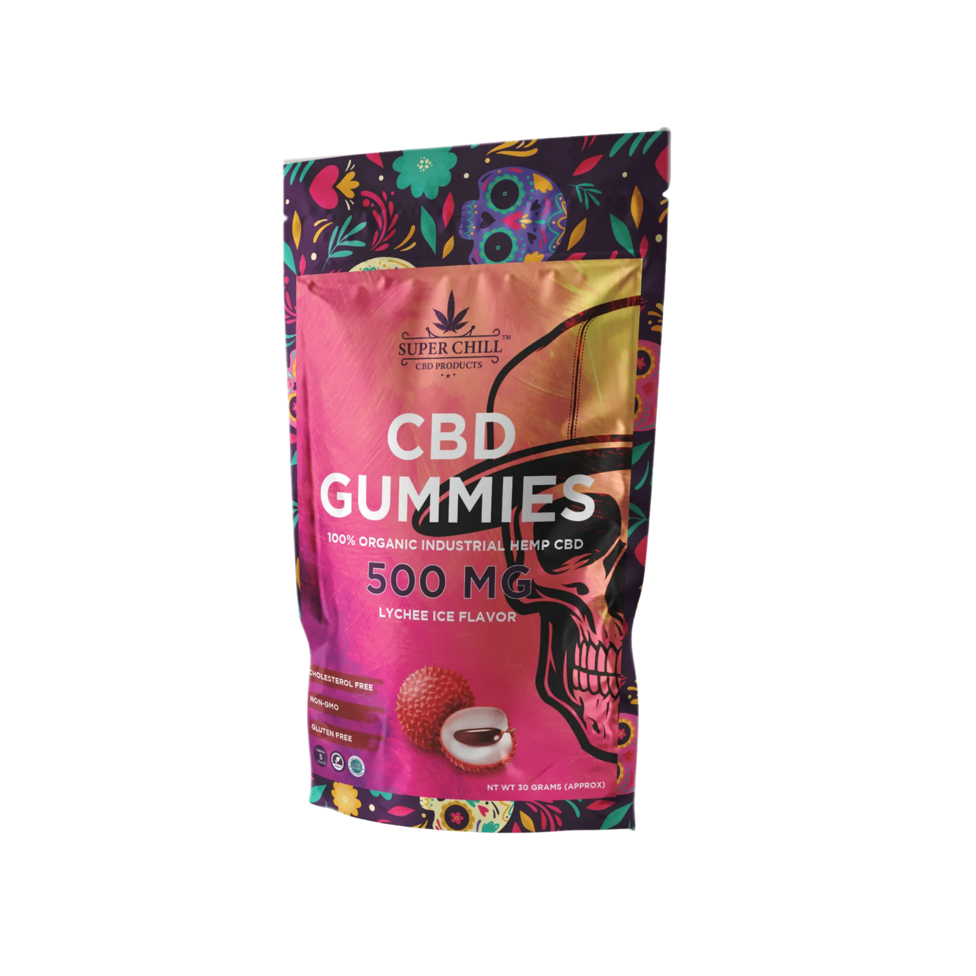 CBD Gummies Pouch lychee_ice_flavor