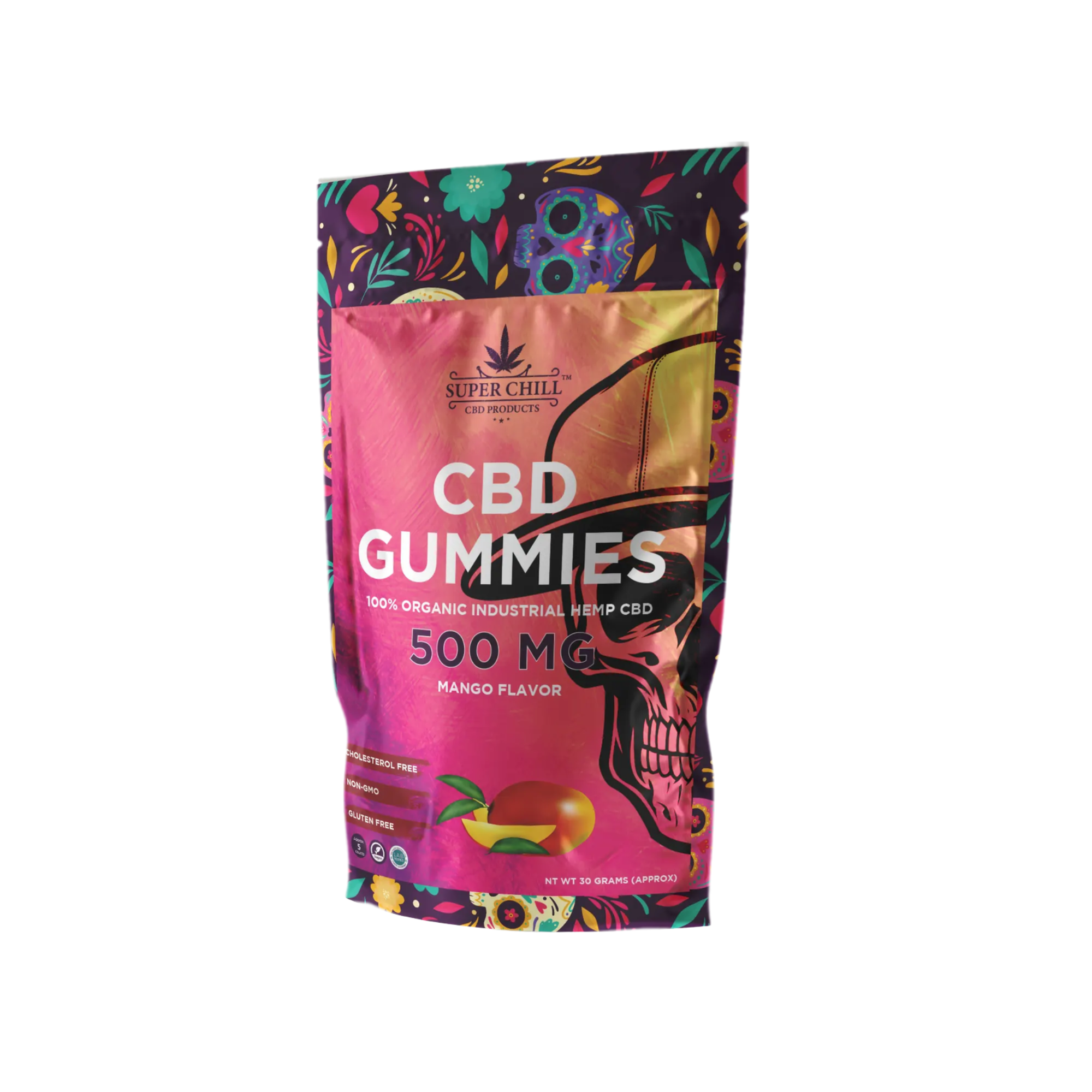 CBD Gummies Pouch mango