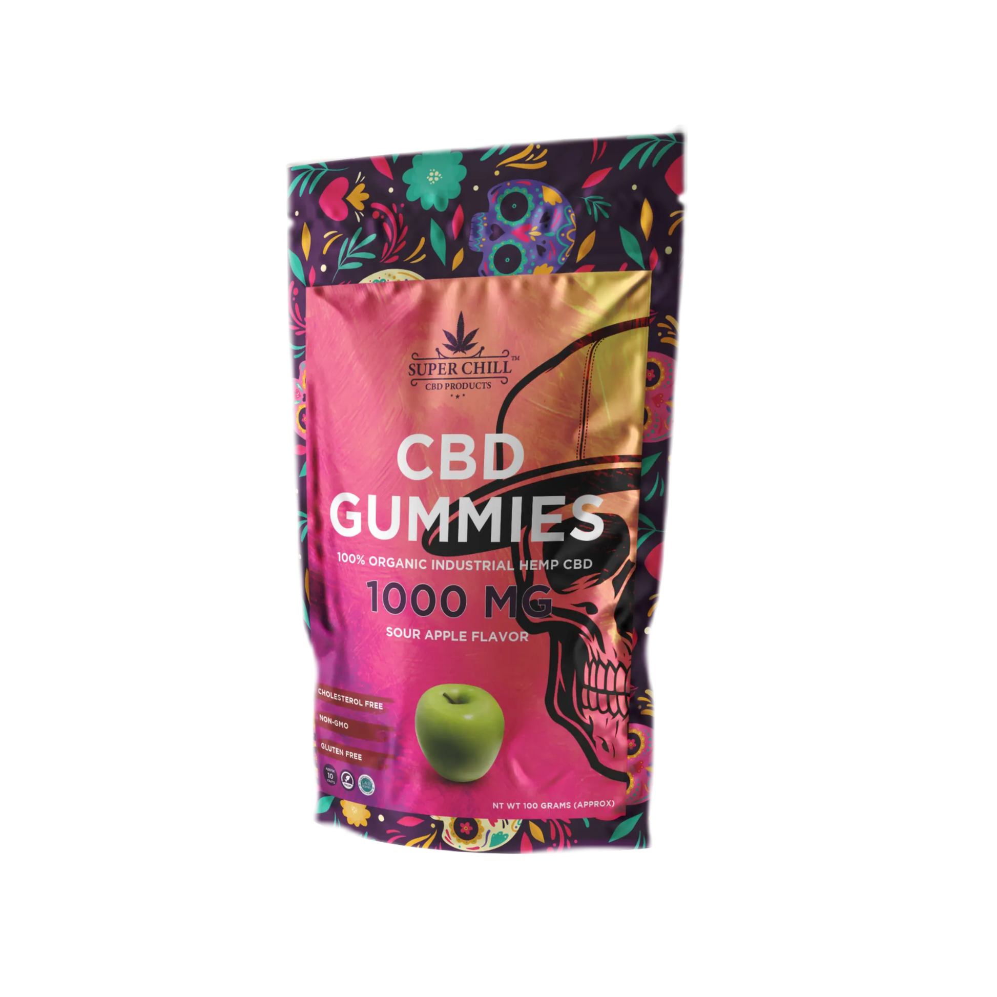 CBD Gummies Pouch sour_apple