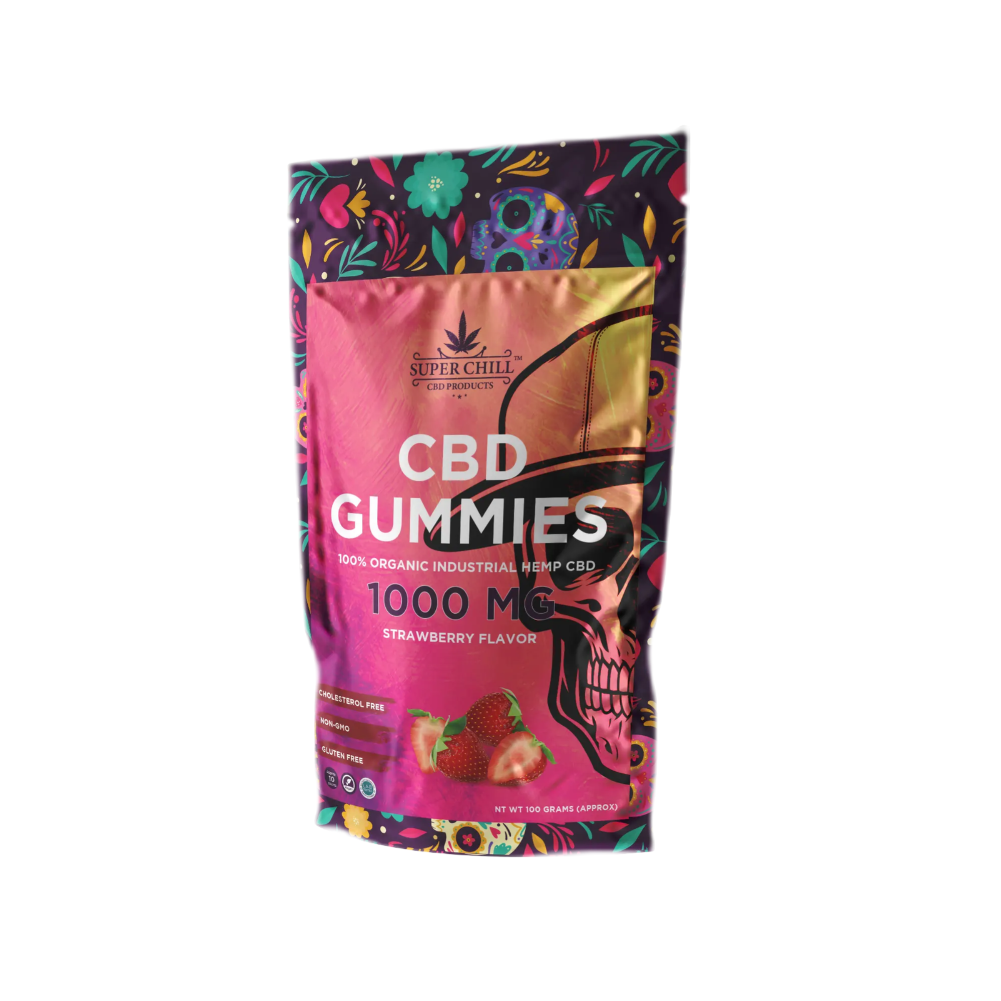 CBD Gummies Pouch strawberry_1000mg