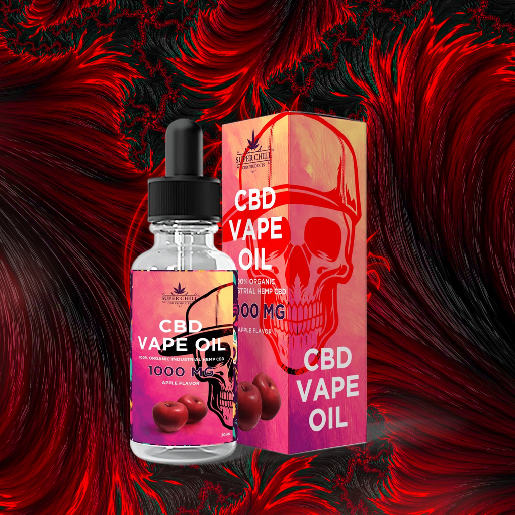 CBD Vape Oil - 1000 MG Apple flavor 