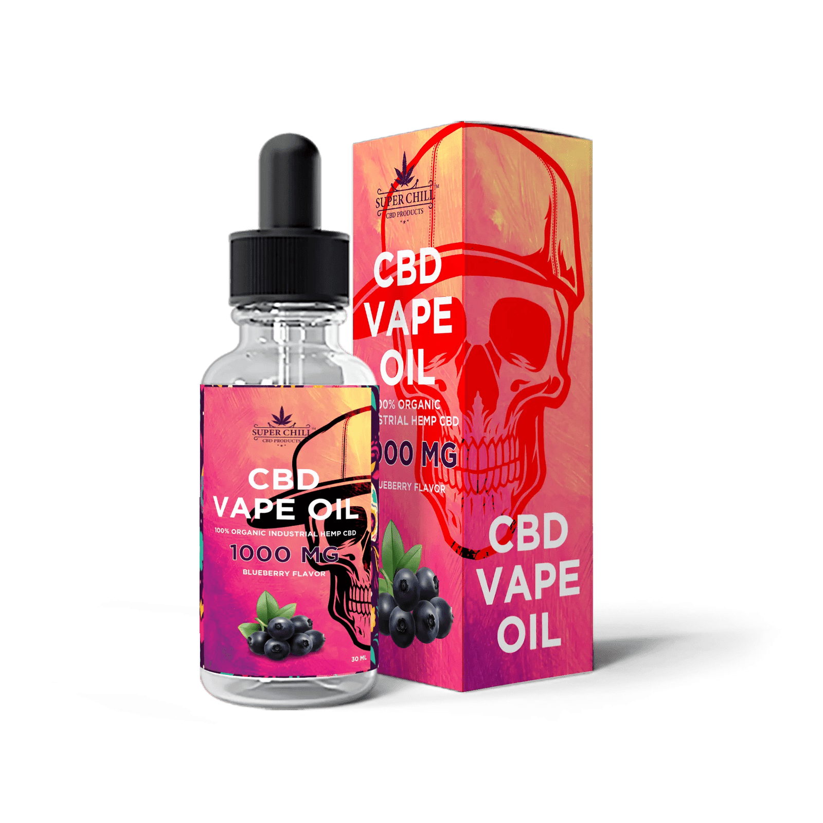 CBD Vape Oil - 1000 MG blueberry flavor  