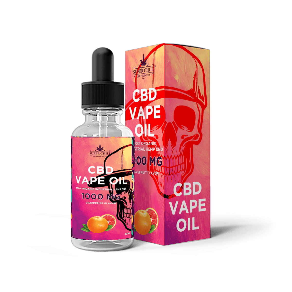 CBD Vape Oil - 1000 MG grapefruit flavor 