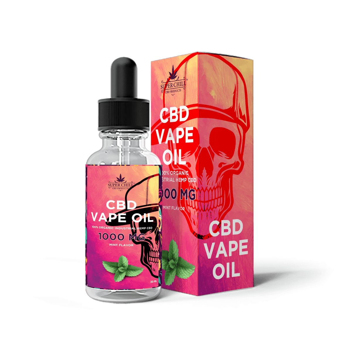 CBD Vape Oil - 1000 MG mint flavor  