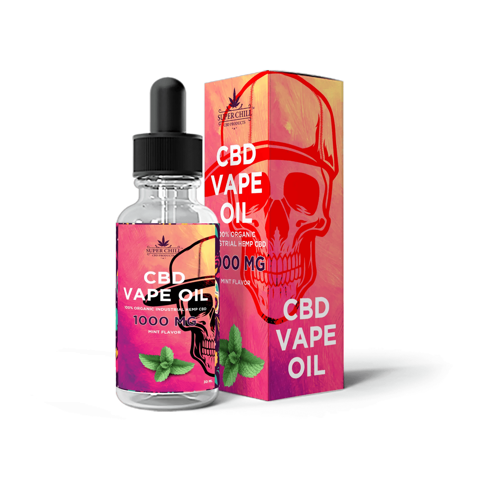 CBD Vape Oil - 1000 MG mint flavor 