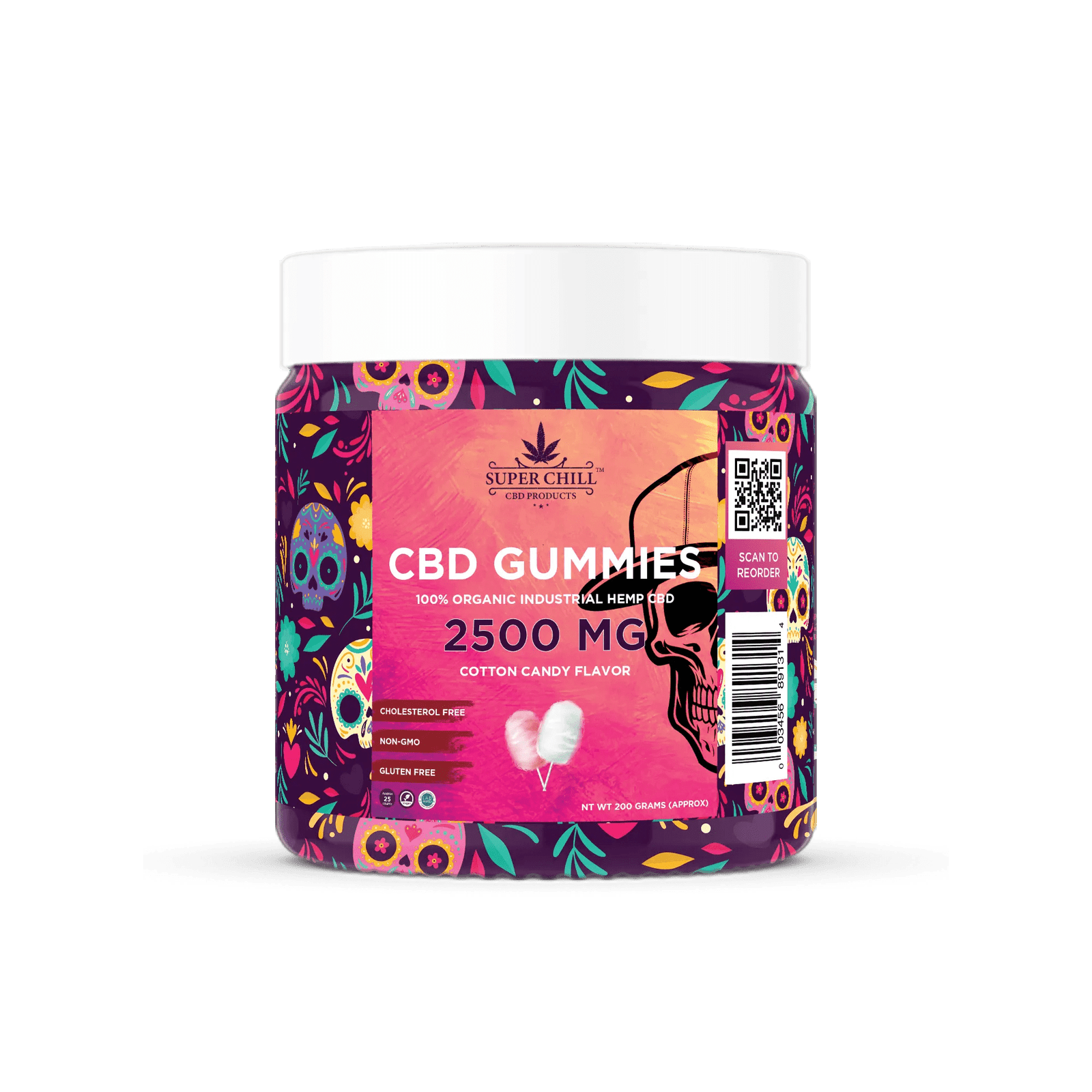 CBD Gummies Jar 2500MG