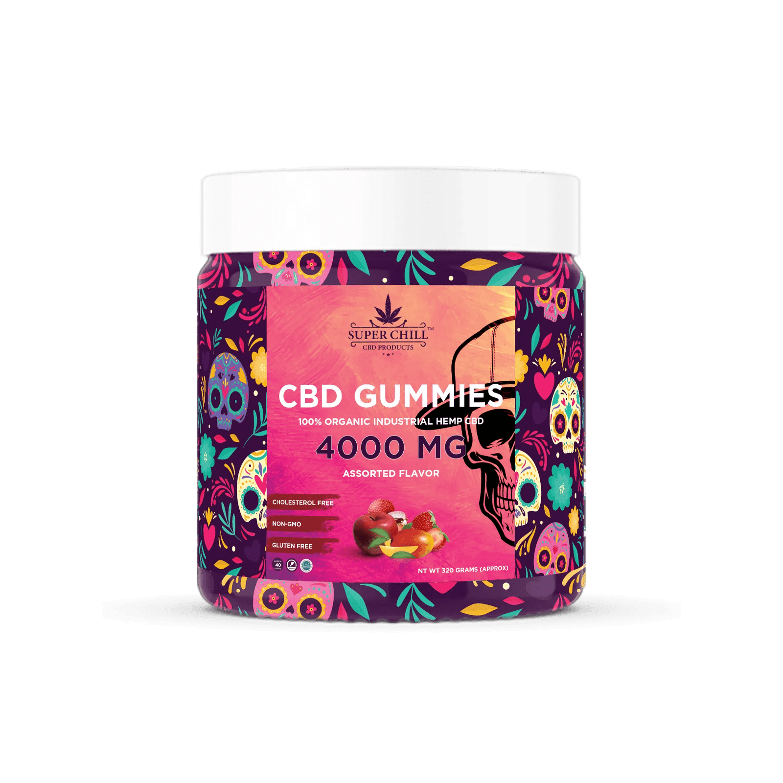 CBD Gummies Jar 4000MG assorted flavor