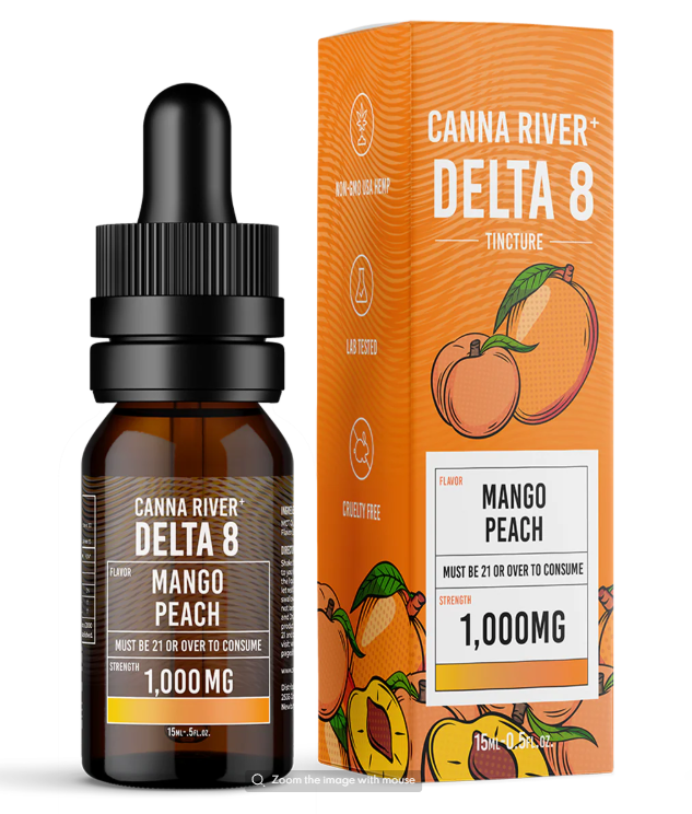 Canna River - D8 Tincture - Mango Peach