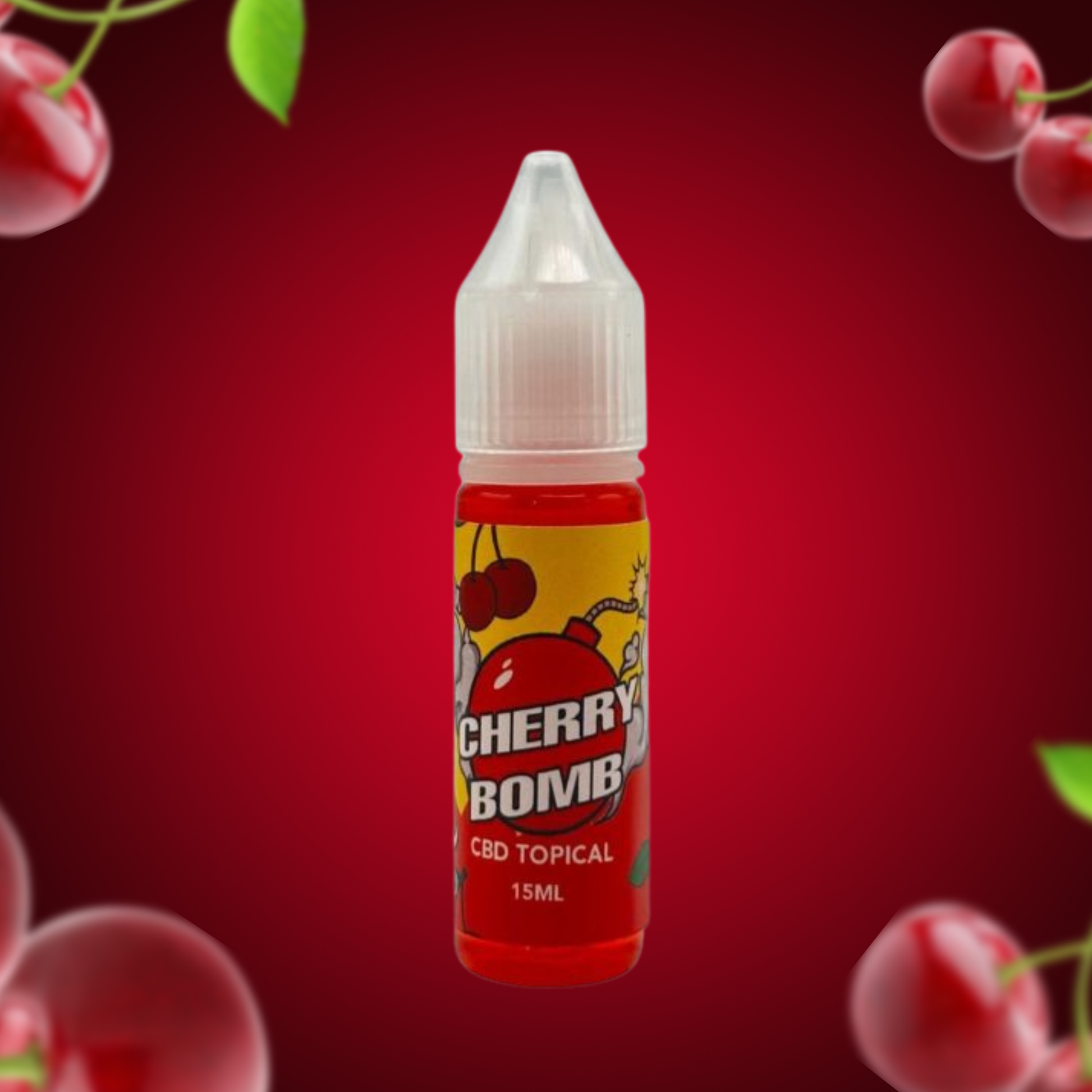 Cherry Bomb CBD Vape Juice 15ml Explosive Flavor, Smooth CBD | Super Chill World Superchill World Cherry Bomb CBD Vape Juice 15ml Explosive Flavor, Smooth CBD | Super Chill World Superchill World