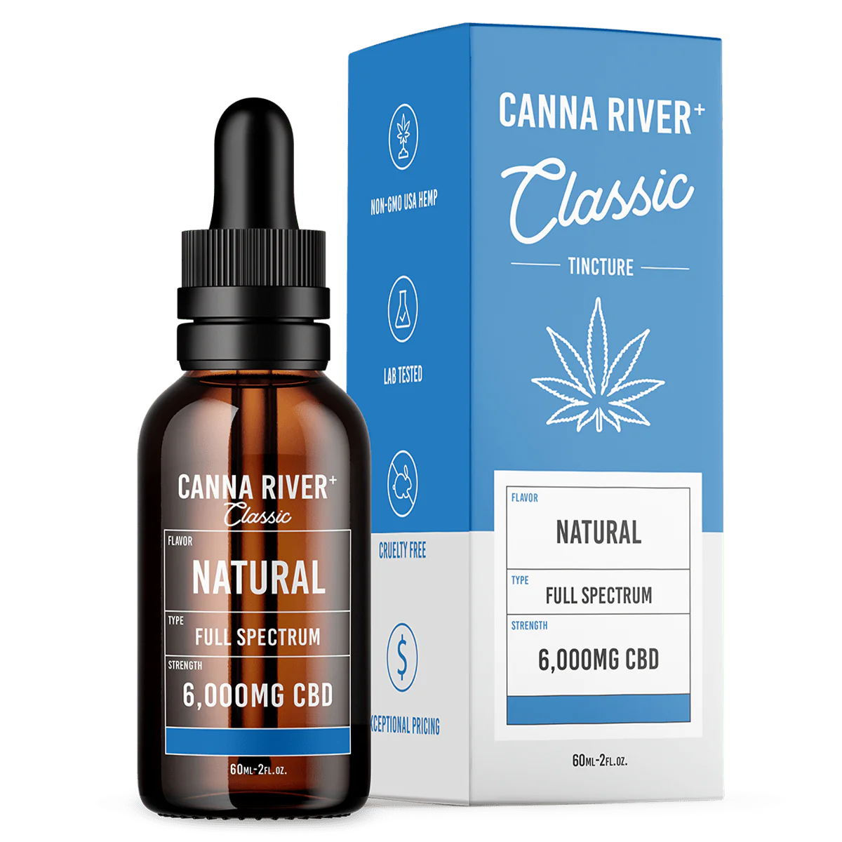 Canna River -  Spectrum CBD Classic Tincture - (Super chill world)