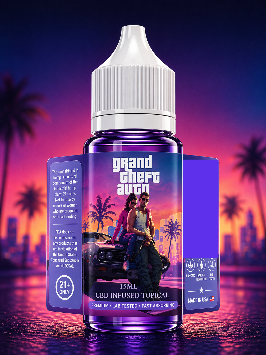 Grand Theft Auto CBD Vape Juice 15ml