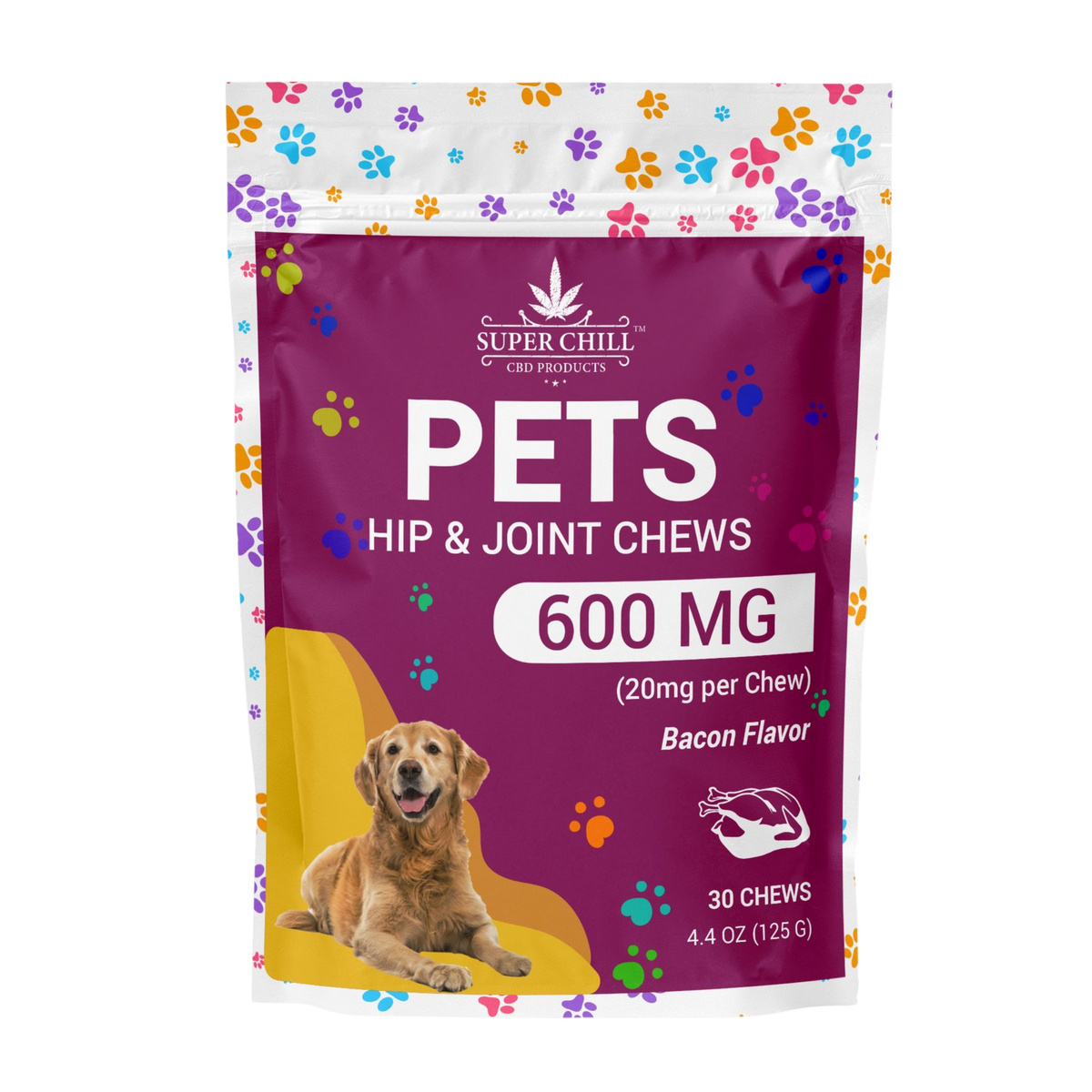 Hip & Joint Chews Gummies Pouch For Dog