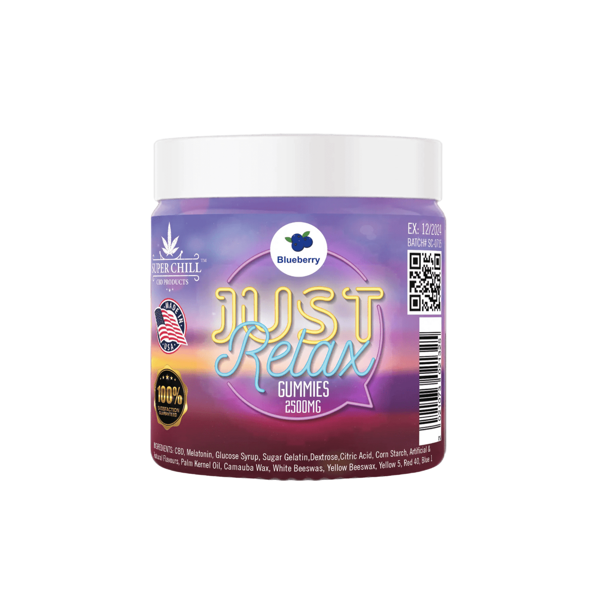 Just relax 2500MG- Blueberry