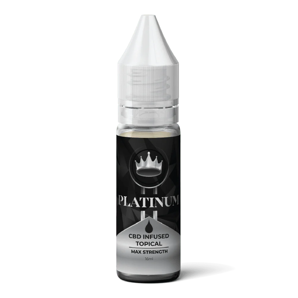 Platinum CBD Vape Juice - 16 ML - Max Strength - CBD Infused Topical - Made in USA