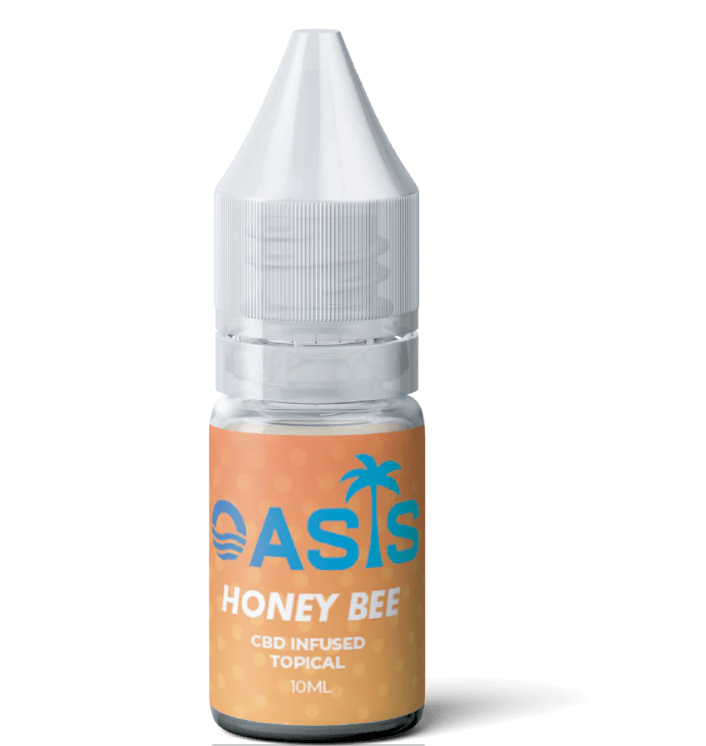 Oasis Honey Bee CBD Juice - 10 ML - CBD Infused Topical - Made in USA