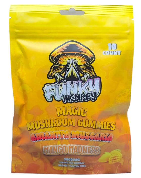 Funky Monkey Shroom Gummies Amanita Muscaria 5,000MG