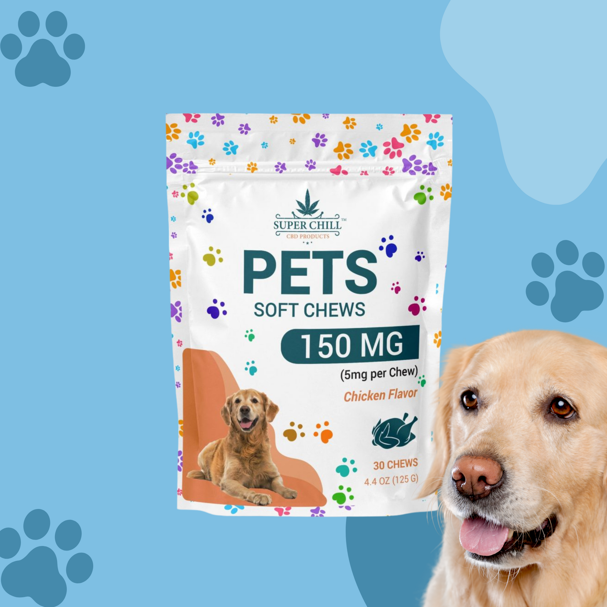 Soft Chews Gummies Pouch For Dog