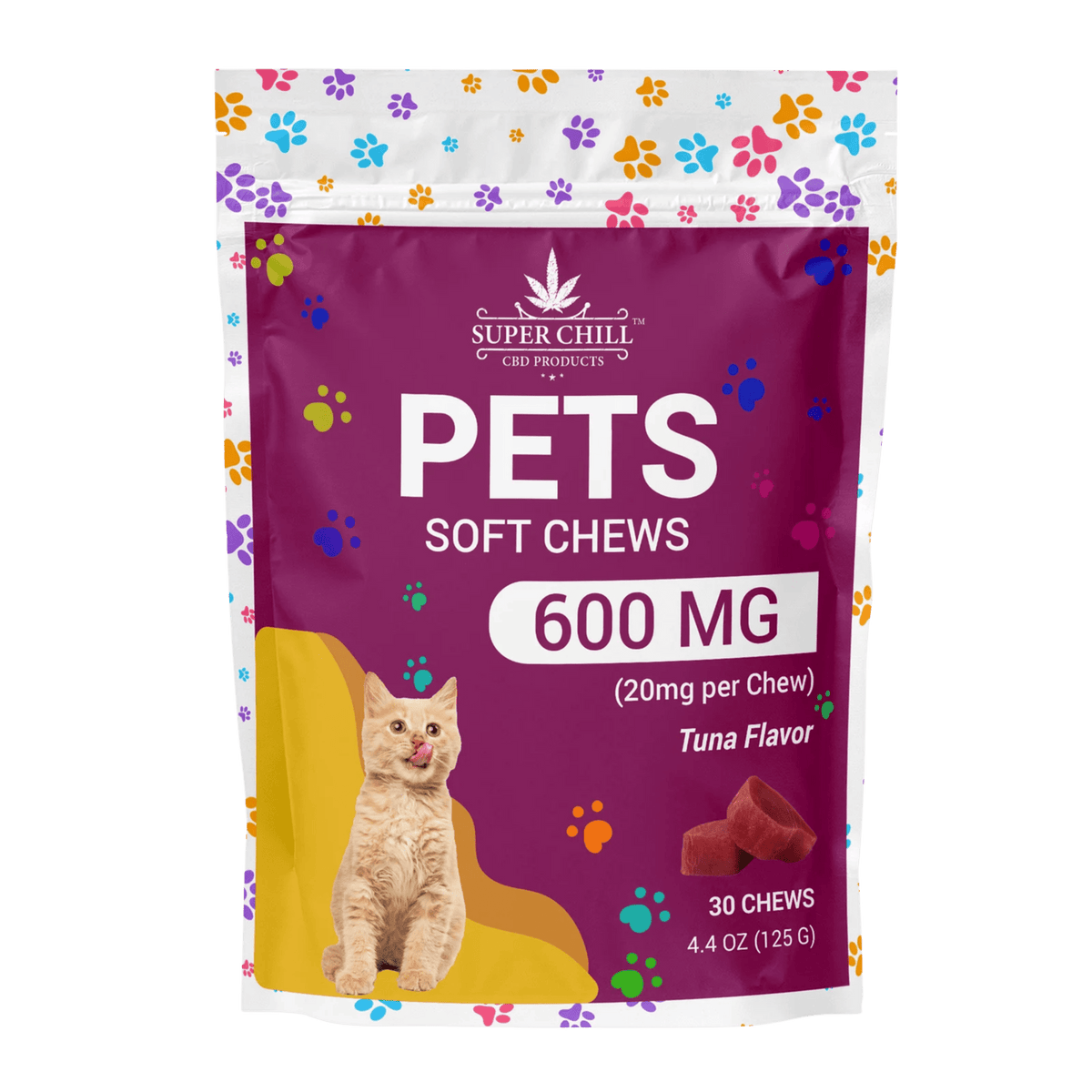 Soft Chews Gummies Pouch Tuna Flavor