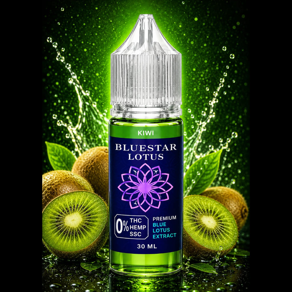 BLUESTAR LOTUS - Premium THC-Free Vape Juice 100% Compliant