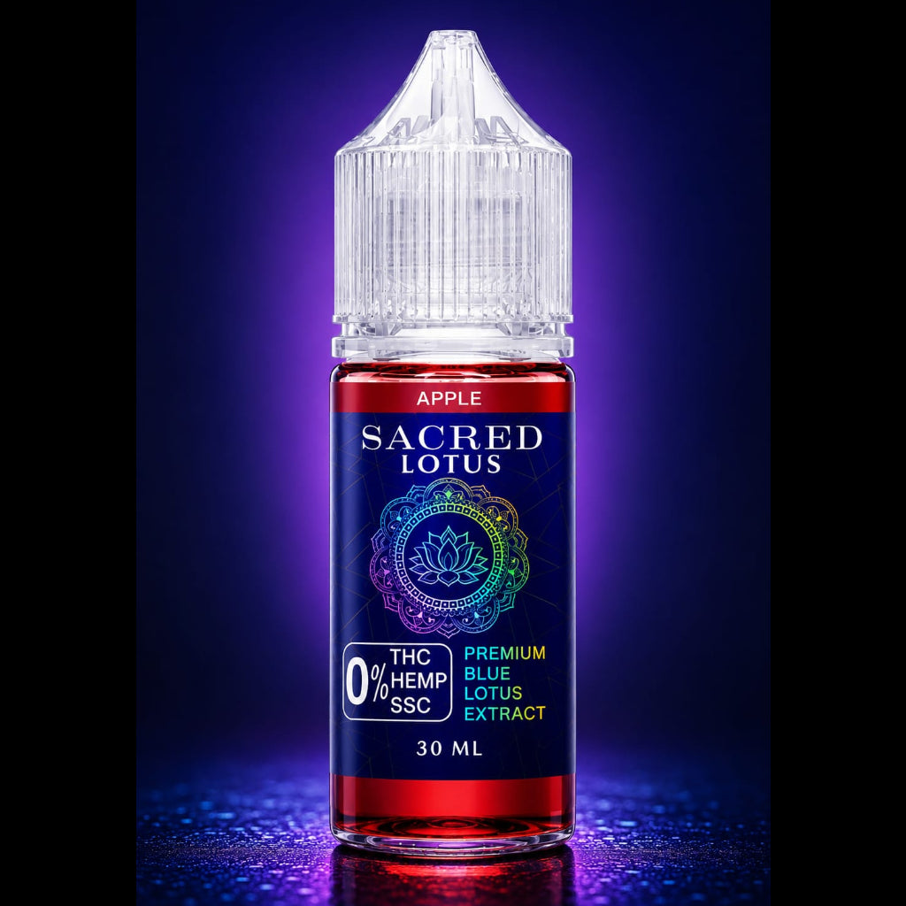 SACRED LOTUS 30ML - Premium THC-Free Vape Juice 100% Compliant