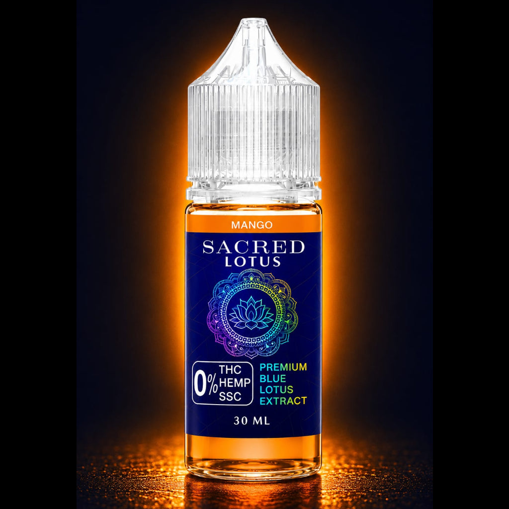 SACRED LOTUS 30ML - Premium THC-Free Vape Juice 100% Compliant