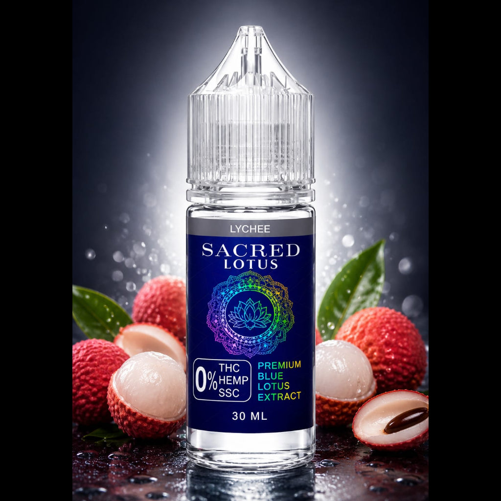 SACRED LOTUS 30ML - Premium THC-Free Vape Juice 100% Compliant