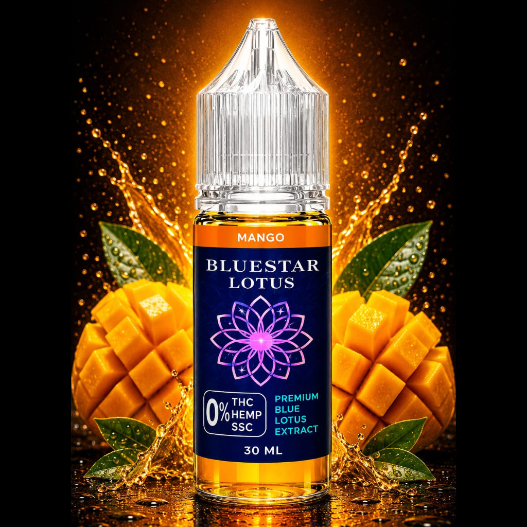 BLUESTAR LOTUS - Premium THC-Free Vape Juice 100% Compliant