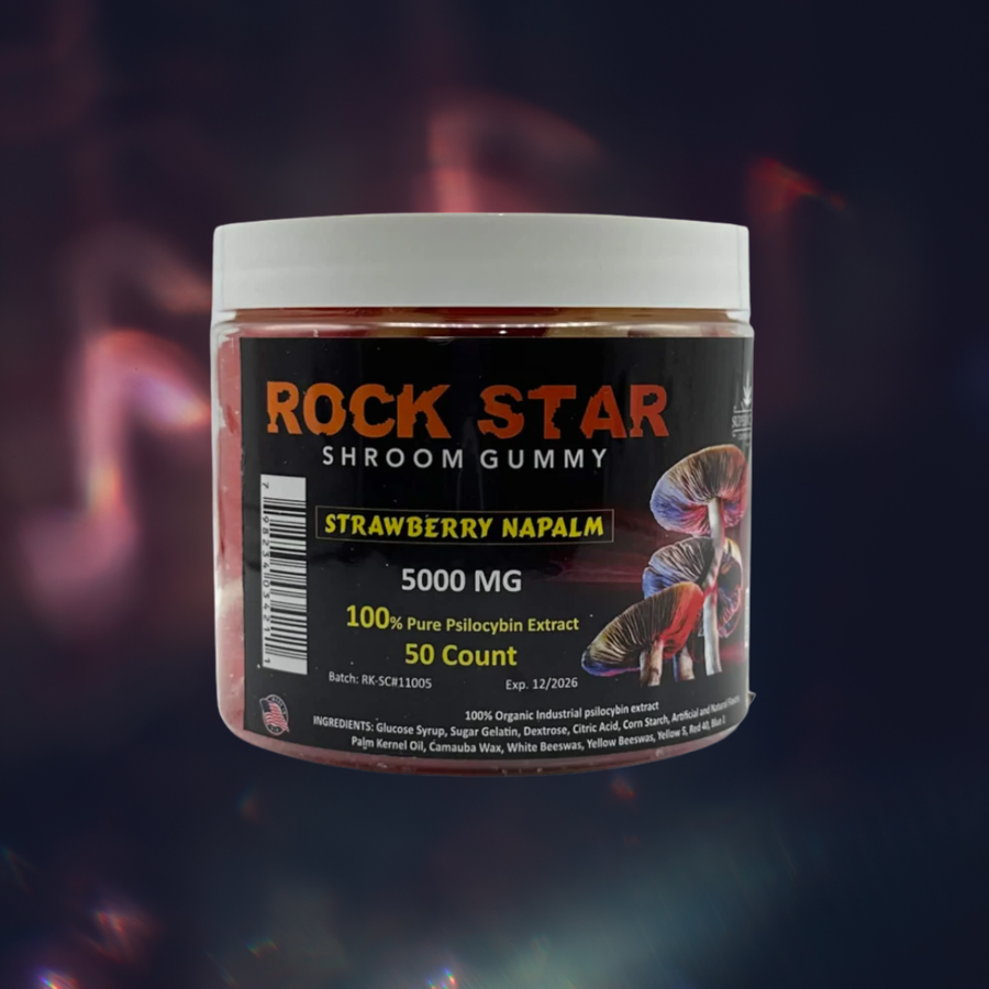 Rockstar Shroom Gummies 5000MG
