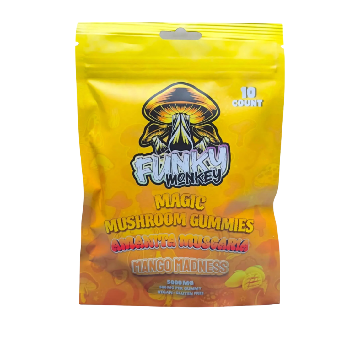 Funky Monkey Shroom Gummies Amanita Muscaria 5,000MG