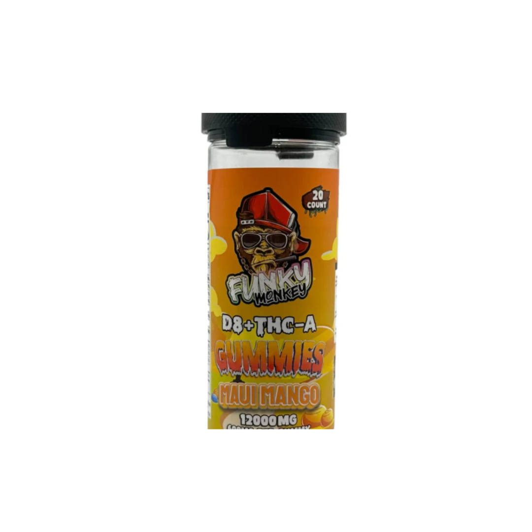 Funky Monkey - Delta 8 + THC-A Gummies -