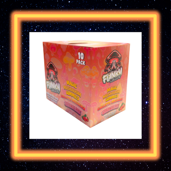 Funky Monkey Magic Mushroom Strawberry Flavour 5000mg ( Pack of 10)