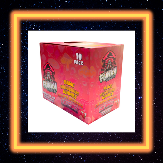 Funky Monkey Magic Mushroom Raspberry Flavour 5000mg ( Pack of 10)