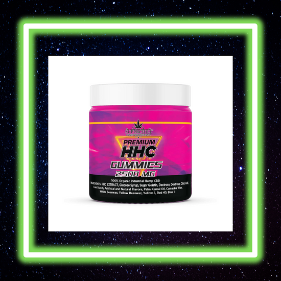 Super Chill CBD - HHC Gummies Jar - 2500 MG - 100% Natural