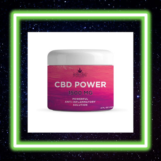 Super Chill CBD - Power Jar - 120 ML - 1500 MG - 100% Natural